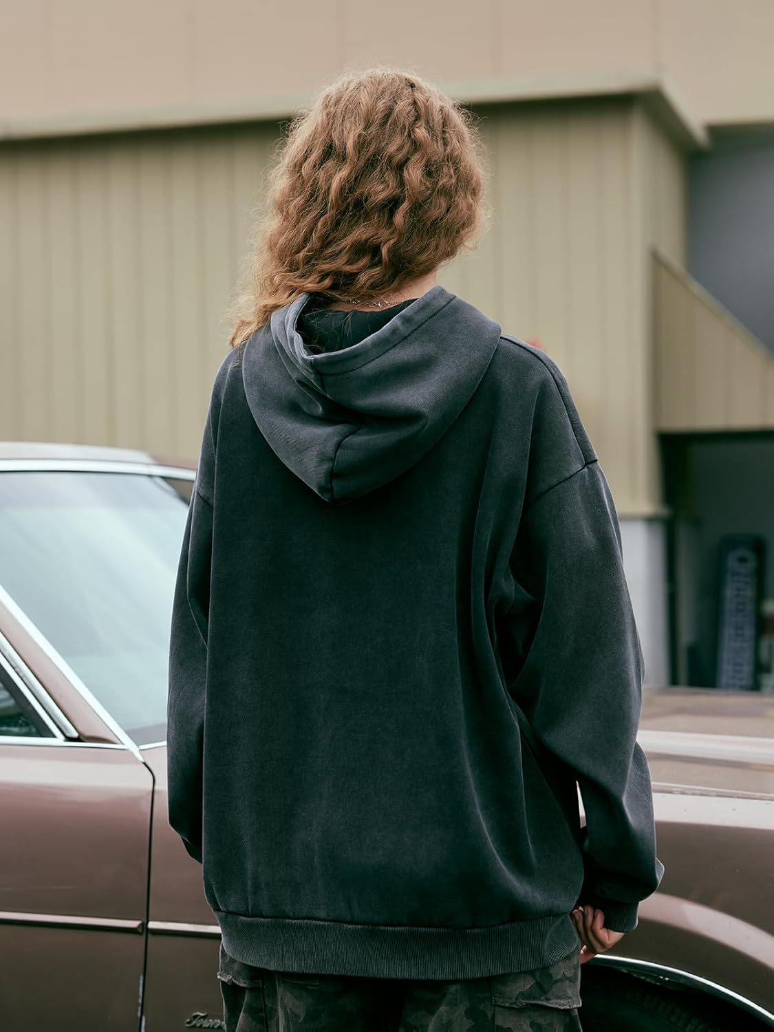 Laixton Mens Oversized Hoodie Pullover Unisex Graphic Sweatshirts Hoodies Casual Tunic Vintage Streetwear Aesthetic Top - Image 3