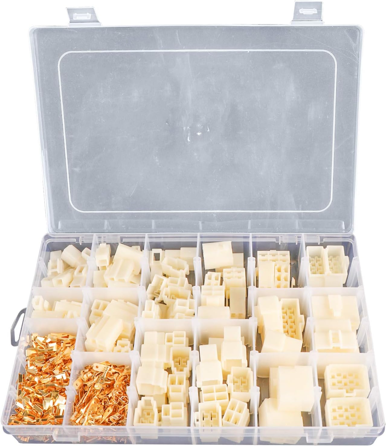 CRMENO 400Pcs 1 2 3 4 6 8 9 Pin Wire Connectors Male Female Electrical Automotive Socket Plug Terminal For Motorcycle Car : Automotive