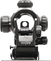 Vista 5 de UTG mira trasera plegable bajo perfil con orificio de puntería dual