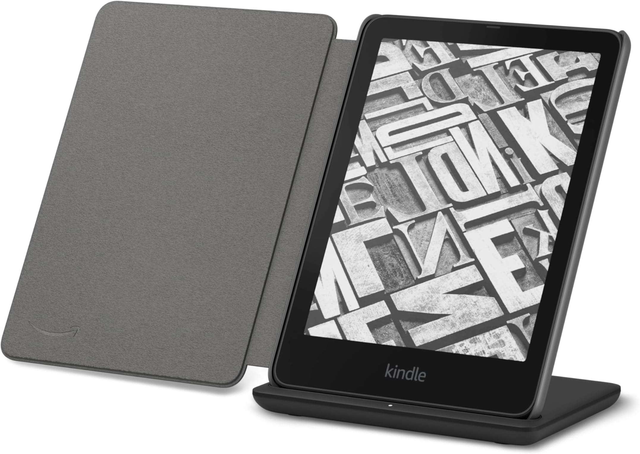 Kindle Paperwhite Bundle: Includes, Amazon Kindle Paperwhite Signature Edition 32GB | Black, Fabric Cover| Black & Wireless Charging Dock