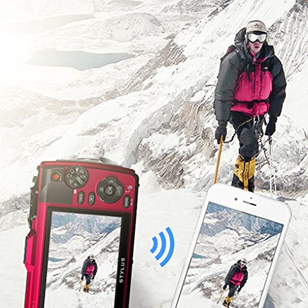 Olympus Tough TG-4 Appareil photo numérique 16,76 Mpix Écran 3" Zoom Optique 4 x Rouge