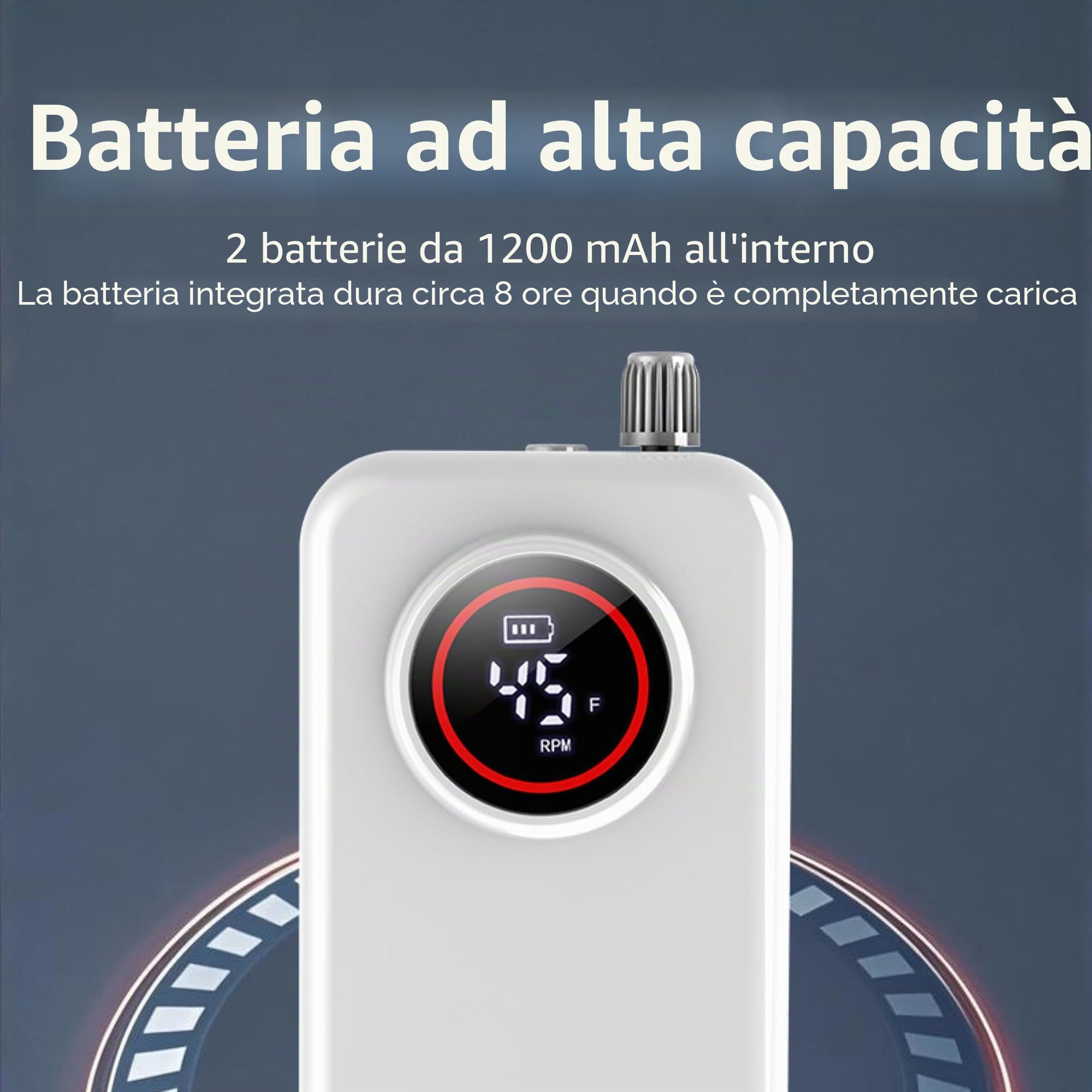 Fresa per unghie senza fili 50 W 45000 RPM con USB-C, ricaricabile, con set di fresa, lima elettrica professionale per unghie gel e acrilico, salone e casa