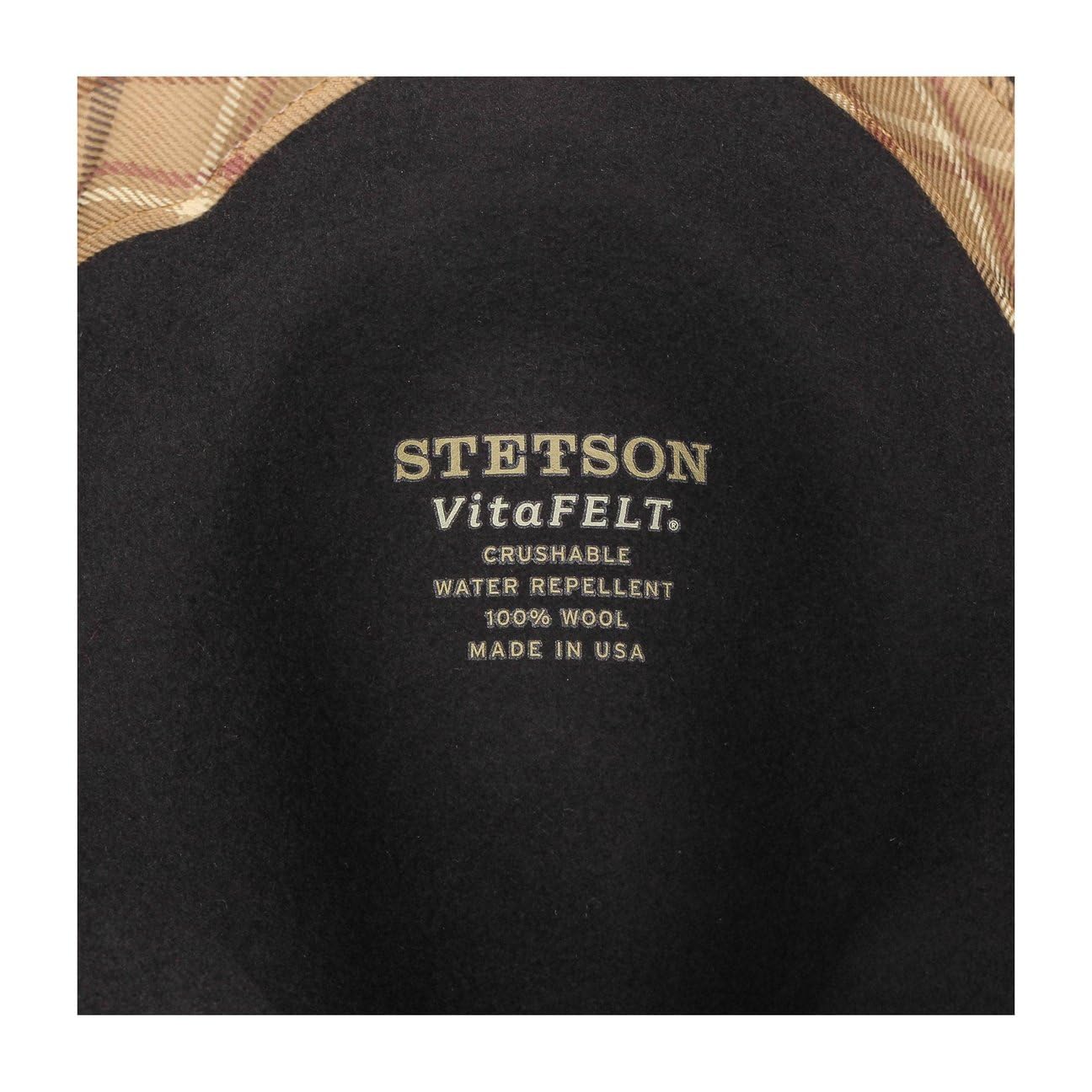 Stetson Rutherford VitaFelt Filzhut Herren Made in USA Wasserabweisend Traveller Packable Garniturband aus Leder Jagdhut Sommer Winter
