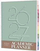 Vista 43 de Rileys - Agenda académica 2025-2026, agenda diaria, semanal y mensual, julio de 2025 a junio de 2026, páginas de notas para estudiantes