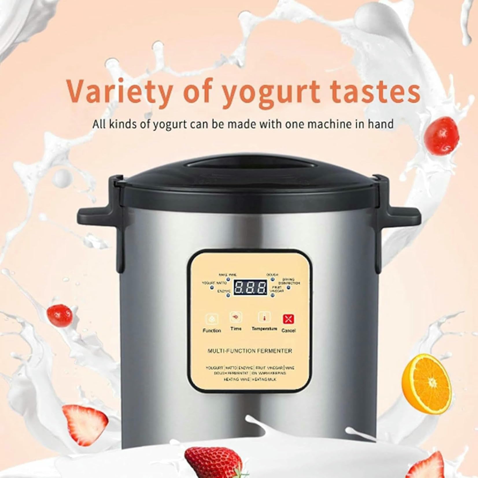 Tanque De Fermentación, Máquina De Fermentación De Yogurt De Fruta Casera, Máquina De Fermentación De Temperatura Constante Automática De Gran Capacidad ~/
