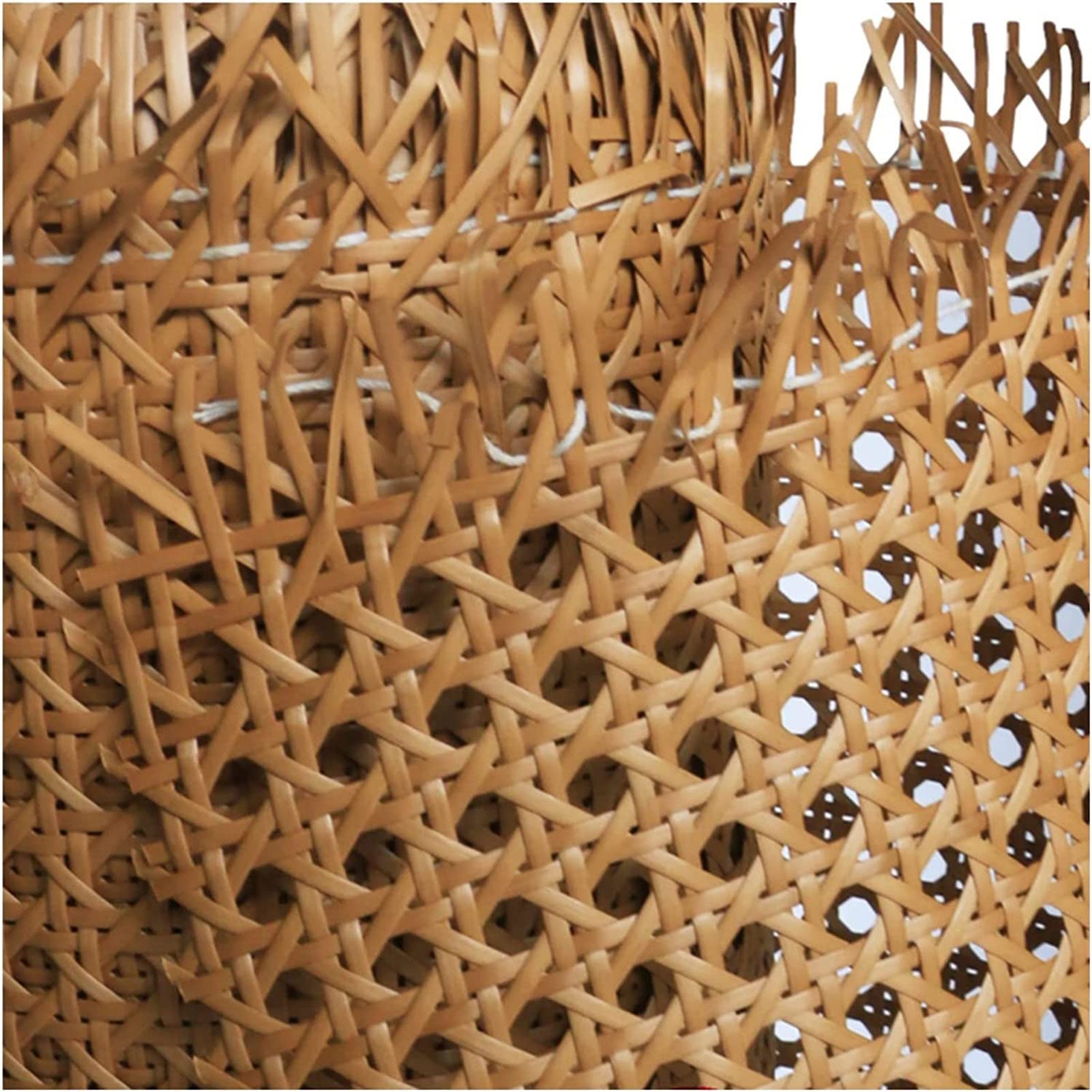 Rattanrolle 0,6 x 8 Meter (2 x 26,2 Fuß) - Rattanmaterial, geeignet für DIY-Projekte, perfekt für die Herstellung von Rattan-Esszimmerstühlen, Körben und Dekoartikeln.