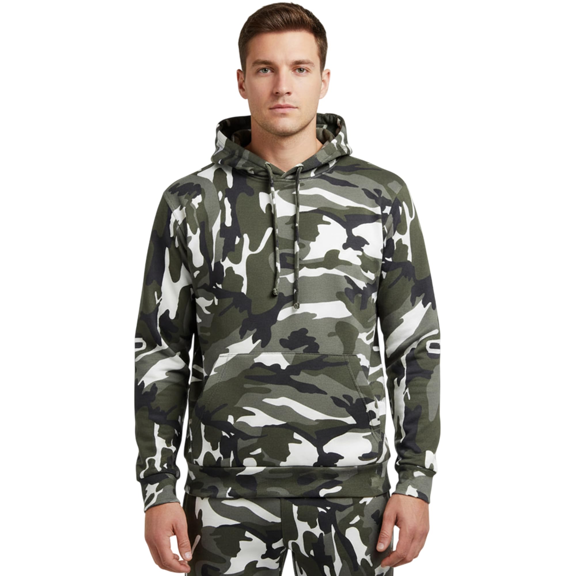 Game Mens Military Army ACU Digital Camouflage Hoodie Camo Pullover Sweatshirt