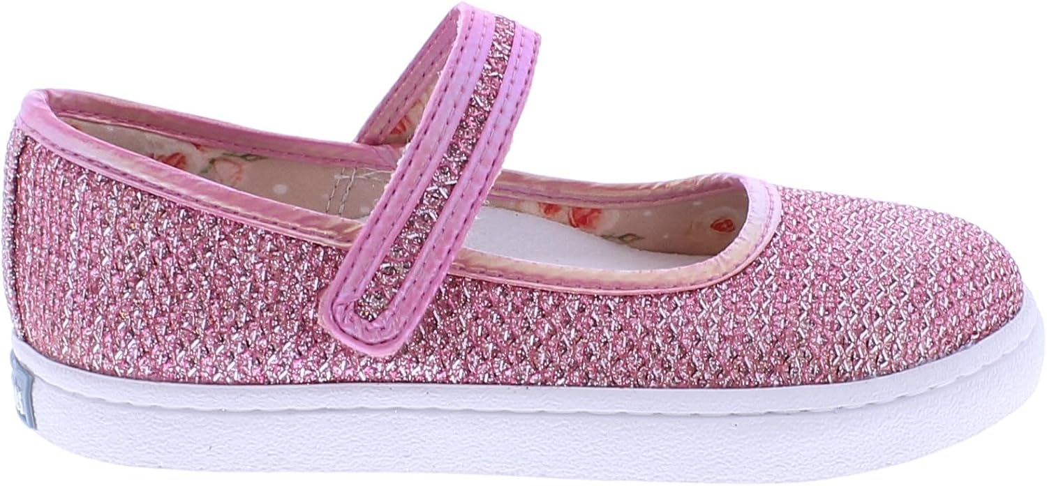 FOOTMATES Girl's Amy Flat Shoes, Breathable Mesh, Lightweight, Slip-On Comfort