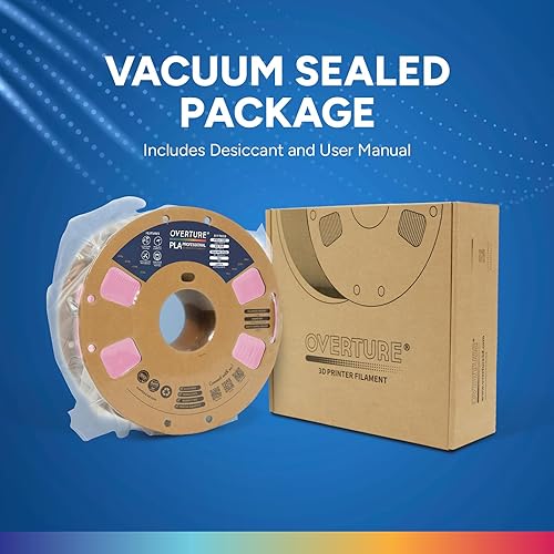 Vista 40 de OVERTURE PLA Plus (PLA+) Filament 1.75mm, Stronger & More Durable, Professional Toughness 3D Printer Filament 1kg (2.2lbs), High Precision +