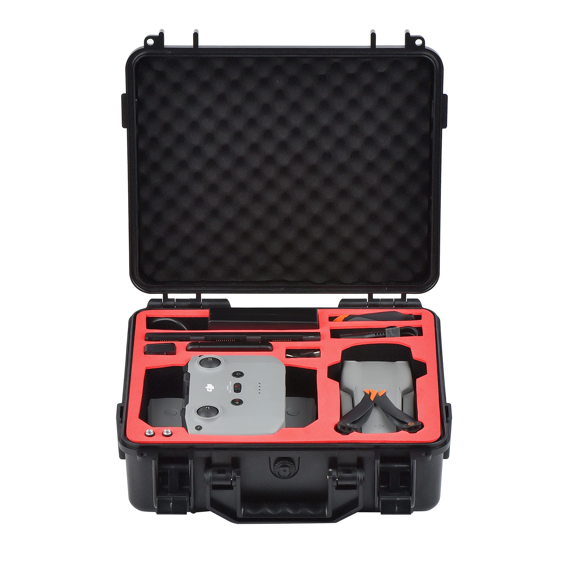 Careflection Waterproof Hard Carrying ABS Double Layer case - Can Hold Tablets, Landing Pad, Tablet Holder and Other DJI Accessories for DJI Mavic Air 2 / Air 2S (ABS) (B0B9BJMJGS) Amazon Price History, Amazon Price Tracker