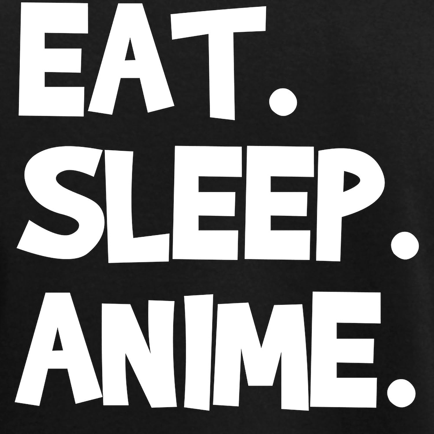 CafePress Eat Sleep Anime Funny Women's Dark Pajamas Womens Novelty PJ Sleepwear