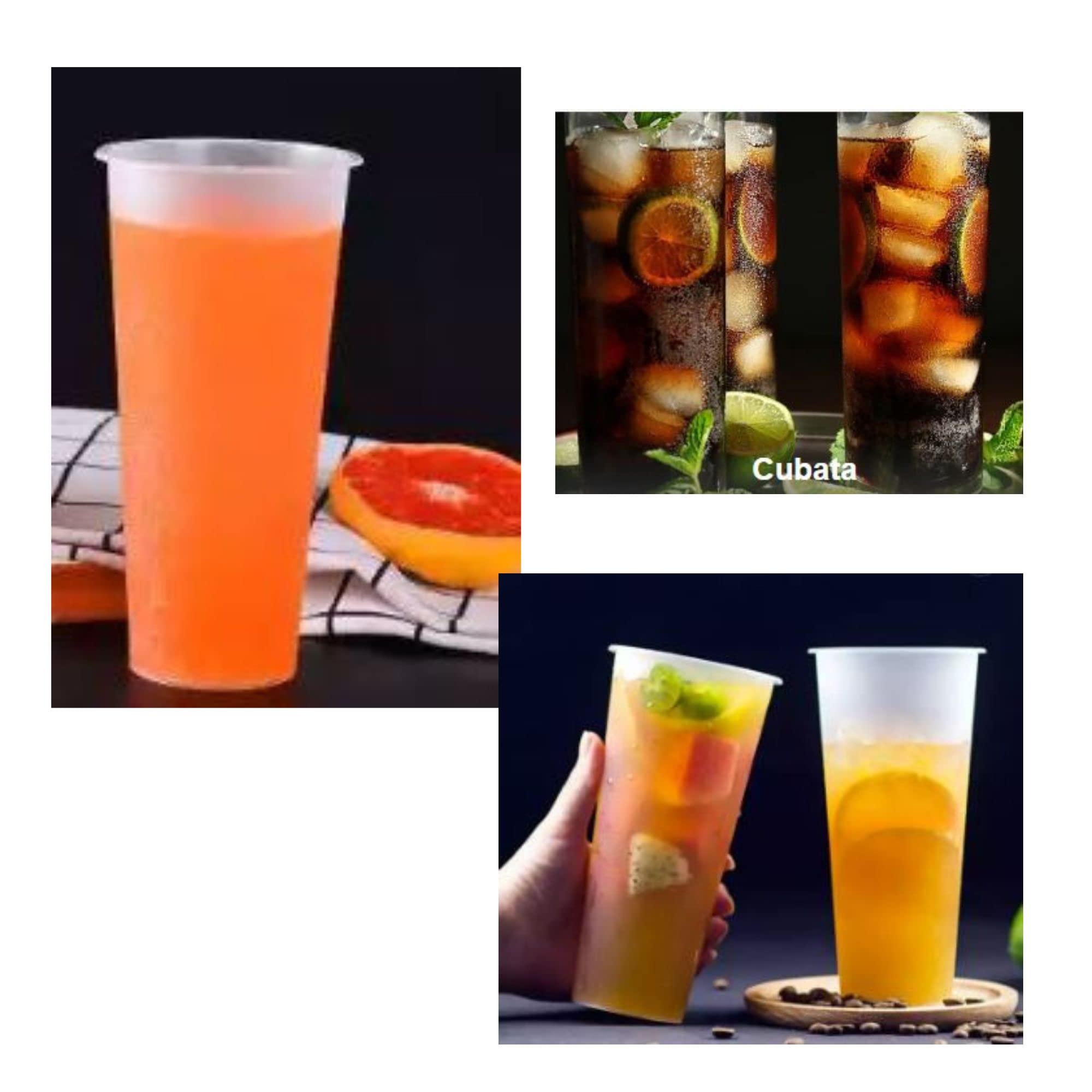 ACESA - Vasos de Tubo Plástico 300ml (500u) | Vasos para Fiestas y Eventos | Reutilizables y Ecológicos | Plástico Duro y Duradero