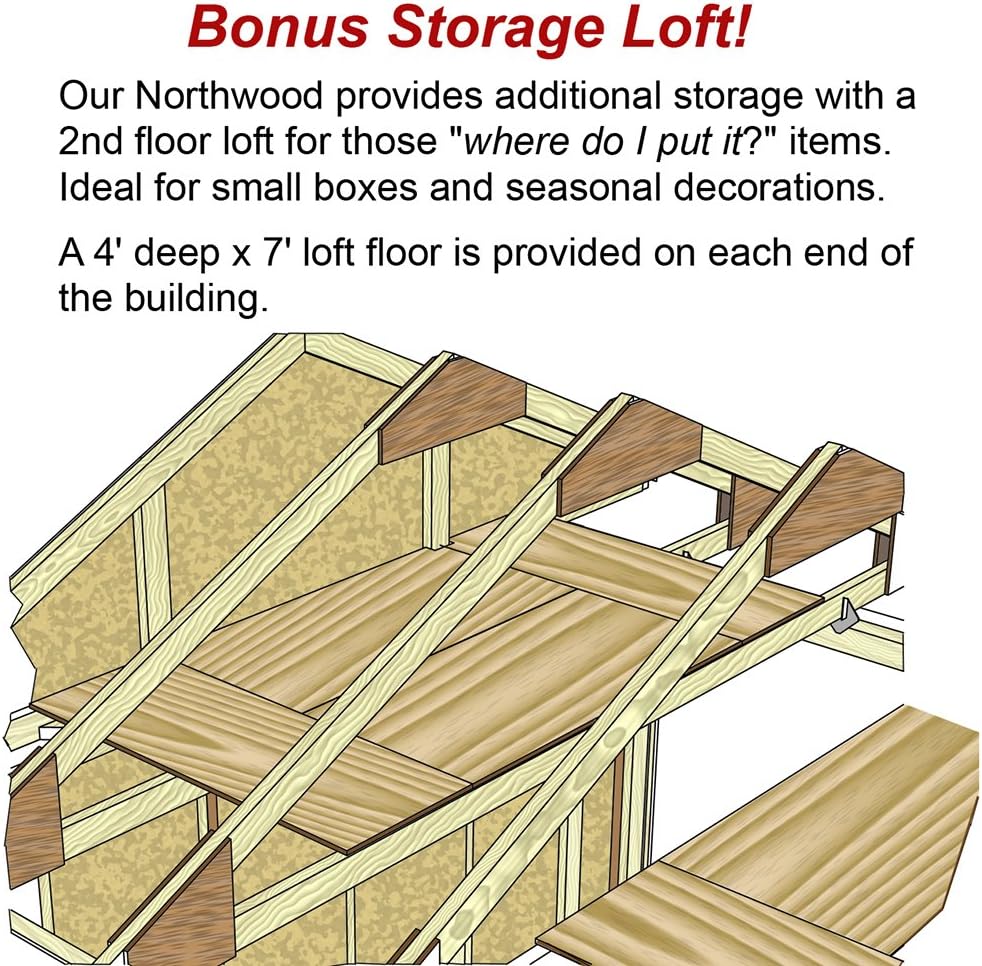 Best Barns Northwood 10' X 10' Wood Shed Kit