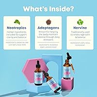 Vista 5 de JoySpring Genius Drops for Kids Suplemento de Concentración Clínicamente Comprobado Suplemento Líquido Herbal de Concentración con Ginkgo Biloba