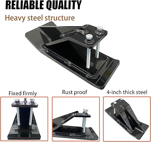 Miniatura 3 de Protector de cubo de tractor, 2 protectores de borde de esquí, protector antideslizante para césped y peluquería de césped, protector de borde