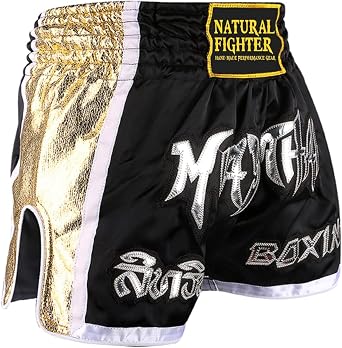 Muay Thai Satin Shorts for Thai Boxing Kick Boxing MMA Sanda Vale Tudo