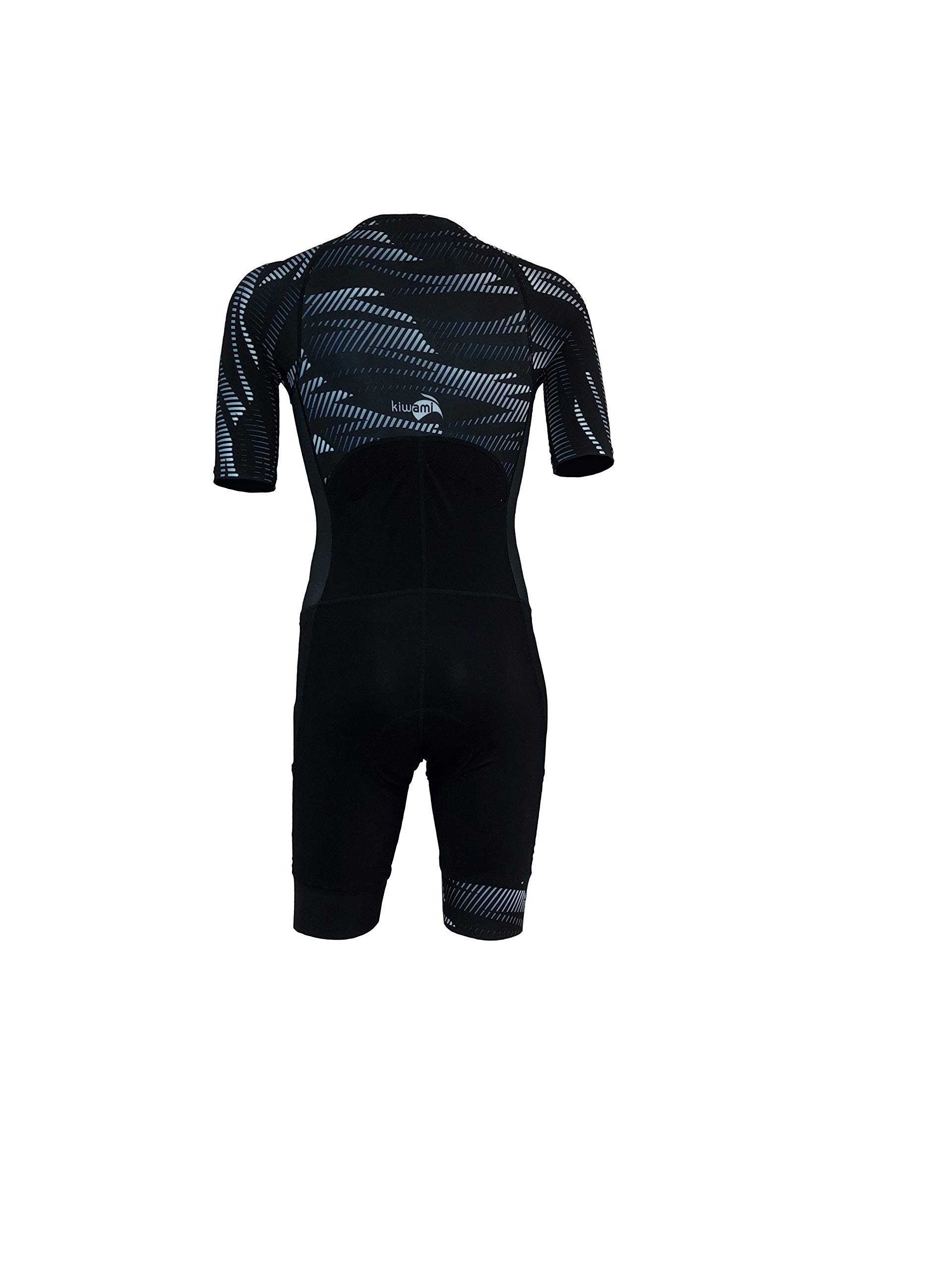 Kiwami Prima 2 LD Aero Graphite Black - Sleeved Tri Suit - Trisuits - Trisuits Triathlon Men (X-Large)