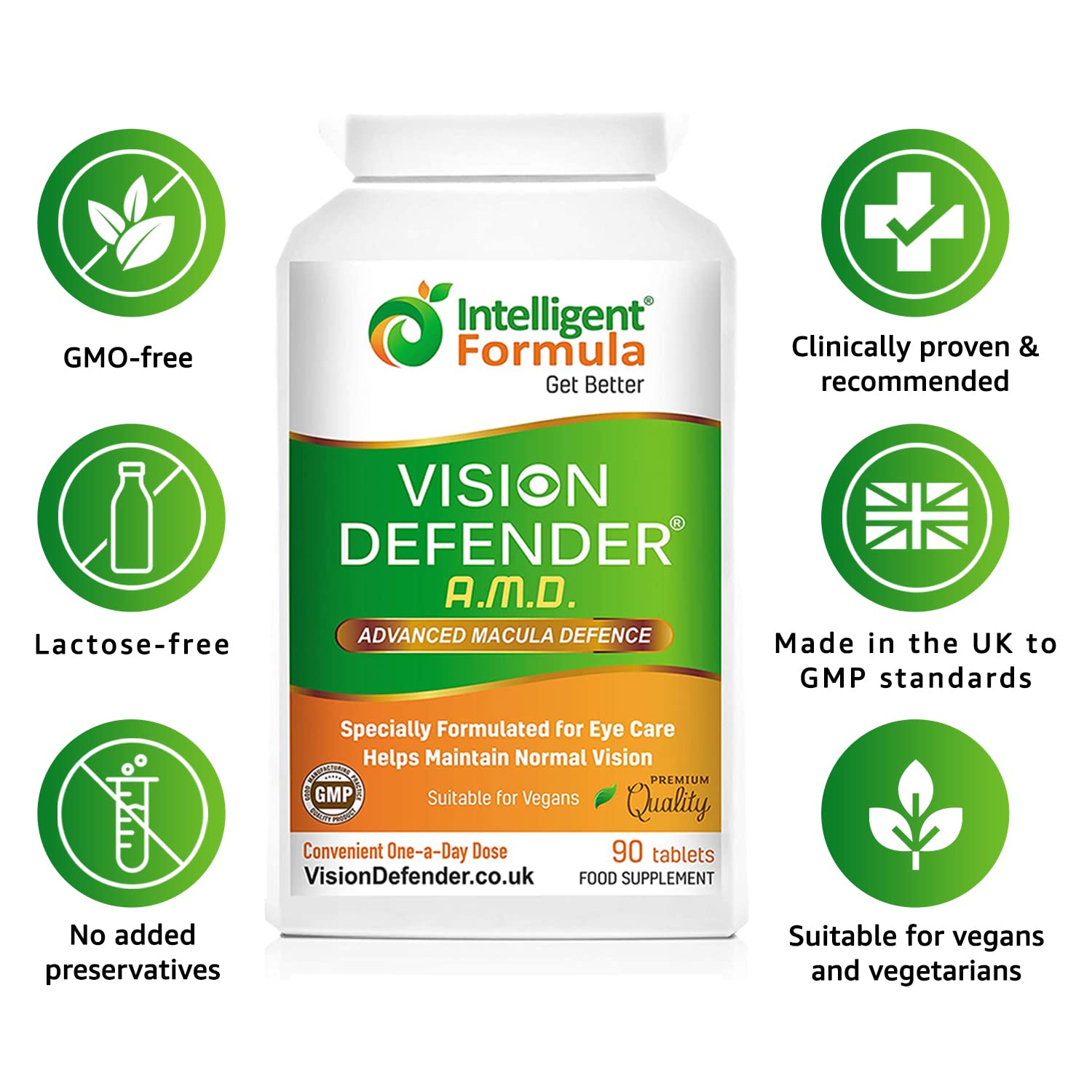 Buy AREDS2 Vision Defender AMD Supplement Lutein 10mg, Zeaxanthin