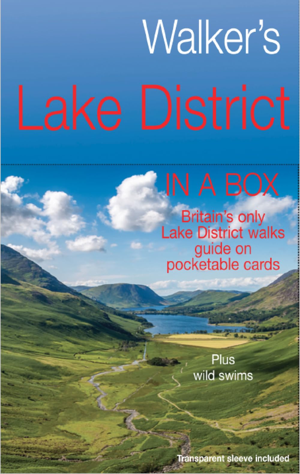 Walker's Lake District in a Box: Britain's only Lake District walks on pocketable cards; Includes wild swimming locations (Duncan Petersen Guides)