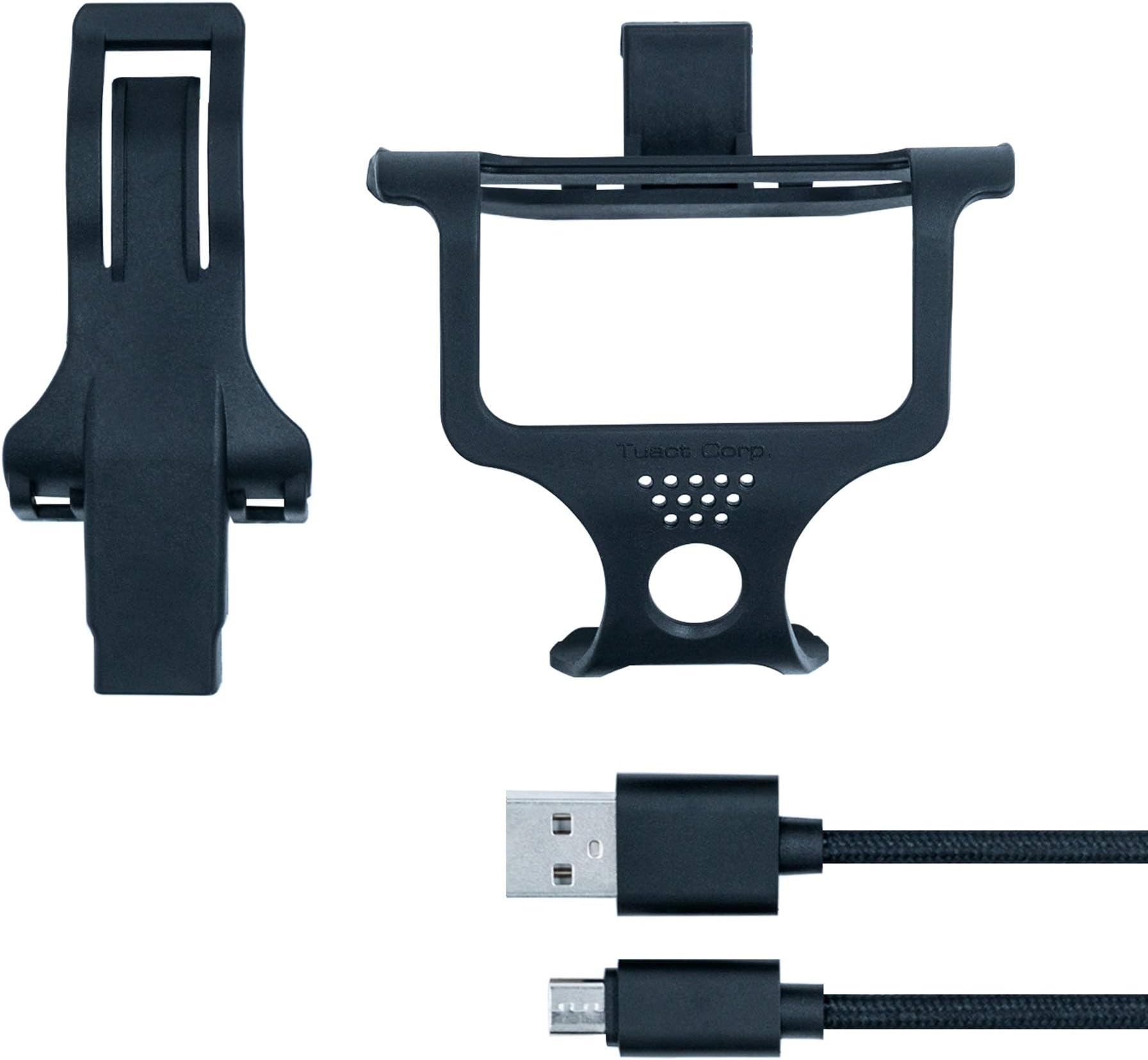 Mcbazel Tuact Anti-Loose Game Controller Cable and Mounting Holder Kit for PS4 Daulshock 4 Controllers