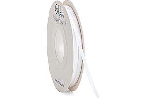 Ribbli Thin White Ribbon: Adorn Occasions with Grace