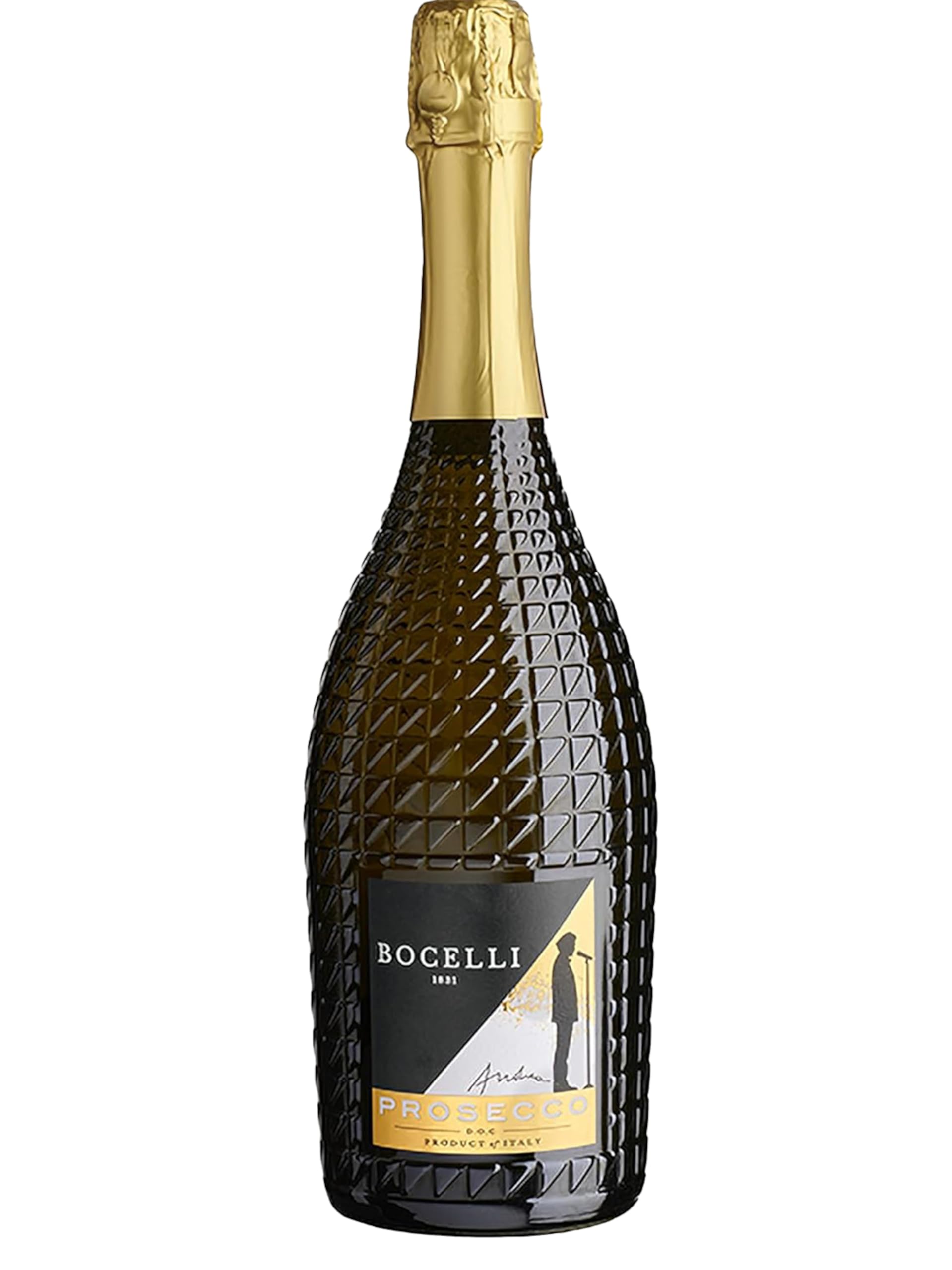 BOCELLI1831 Prosecco DOC Spumante Extra Dry - Italian Sparkling White Wine - 100% Glera Grapes, Italy - 75cl / 750ml, 11% ABV