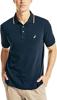 Nautica Men's Tipped Collar Polo Shirt