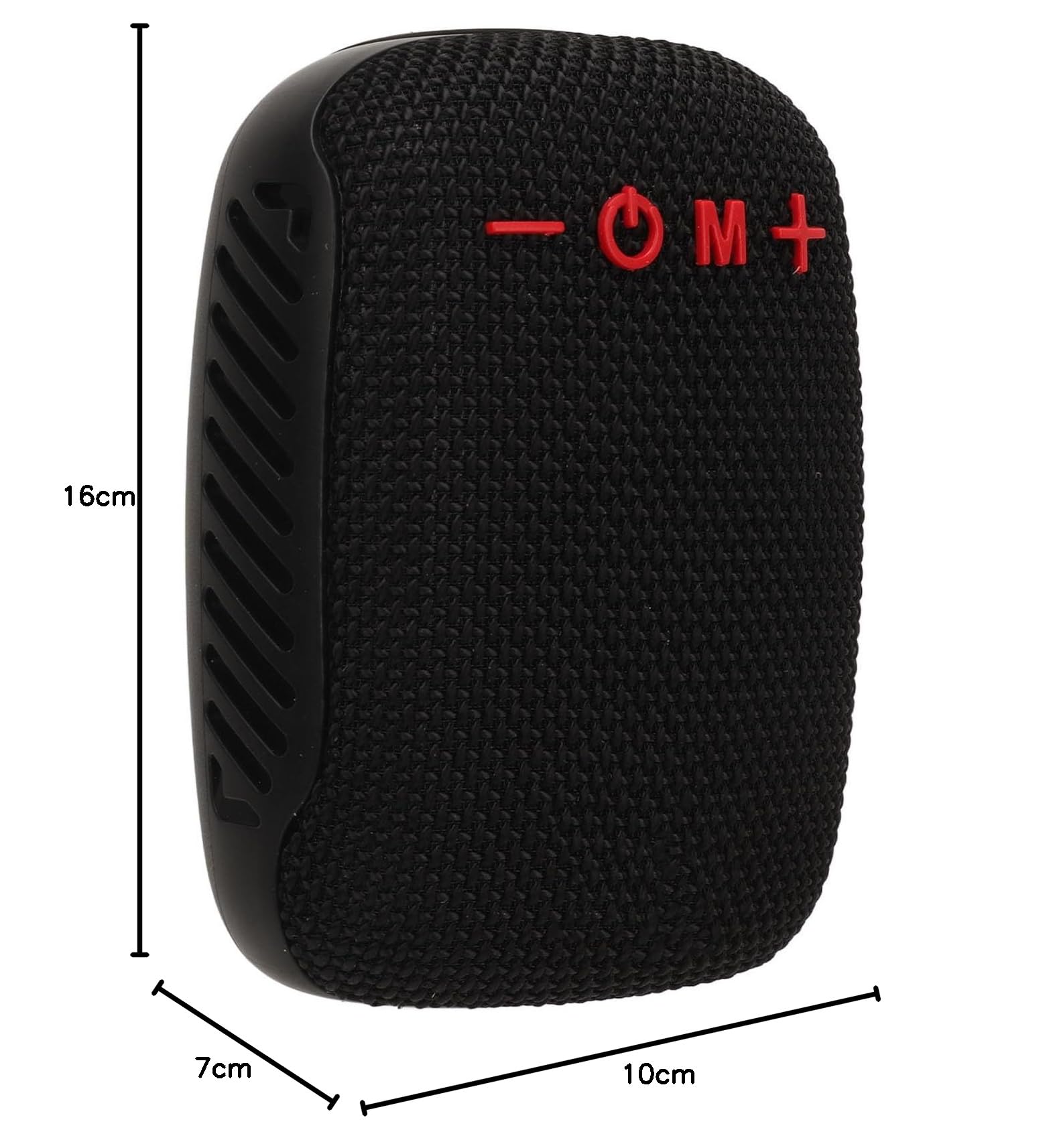 KIMISS Altoparlante per Bici - Altoparlante Portatile Impermeabile con Supporto per la Scheda di Memoria e Radio - per le attività in Bicicletta e all'aperto (BLACK)