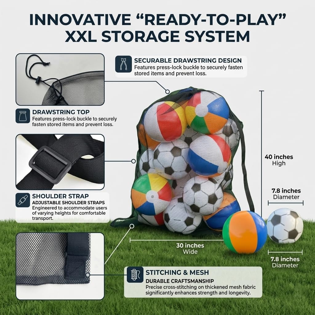 21 PCS Granny Pants Yard Game Set - 16 Balls for Team Play, 2 Tear-Resistant Stretchy Pants, 2 Pumps, XXL Storage Bag, Funny Outdoor Tossing Games for Adults & Kids, Family Reunion, Field Day