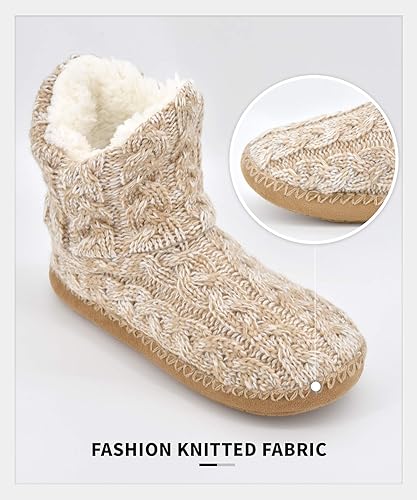 Miniatura 3 de Panda Bros Slipper Socks for Women With Grippers, Fuzzy Cozy Slipper Booties With Non Slip Bottoms, Cozy Warm House Slippers