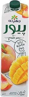 Juhayna pure mango and peach juice - 1 liter