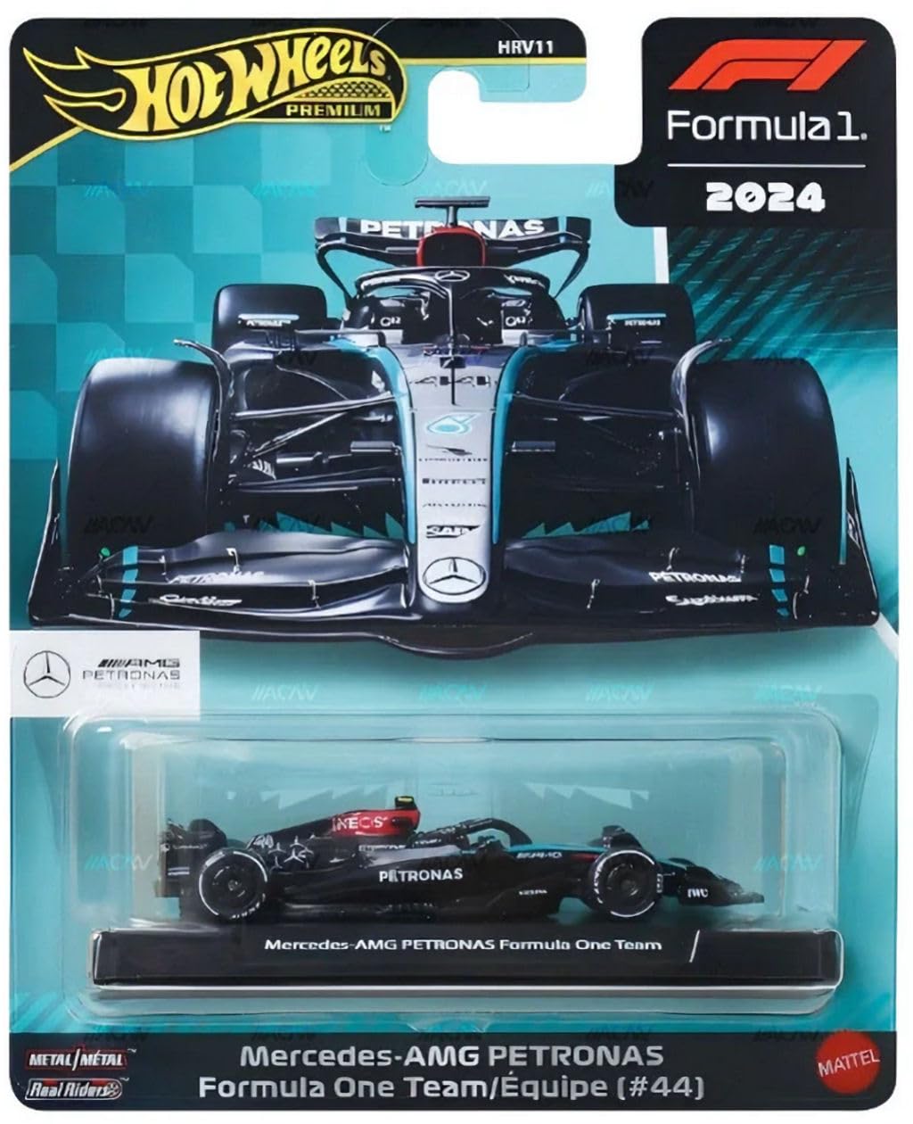 Hot Wheels Formula 1 2024 Die-Cast Racing Cars Set of 6, McLaren
