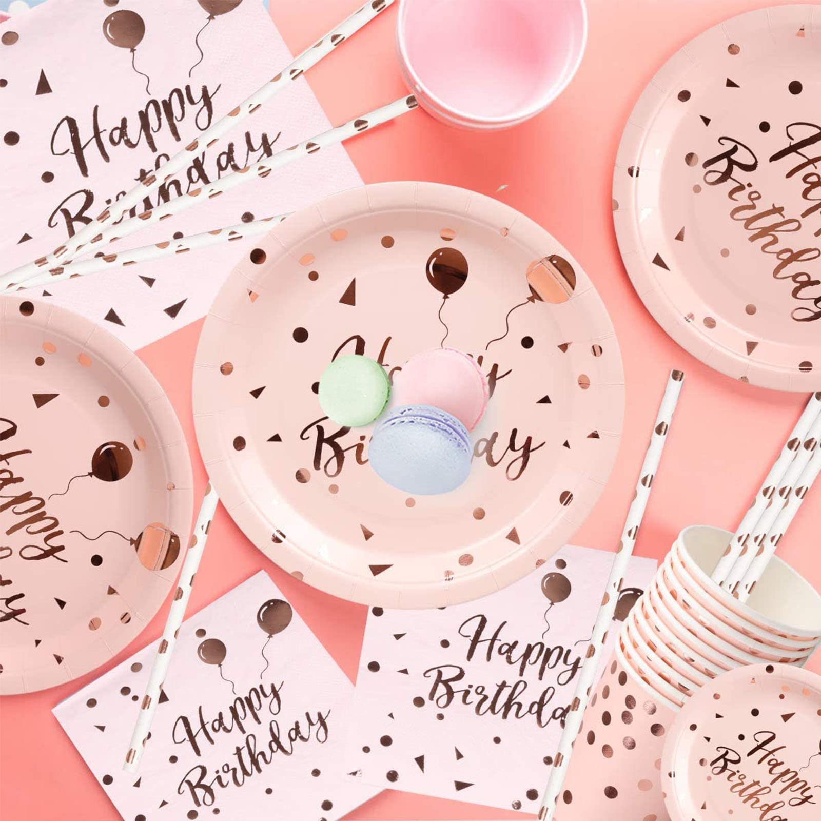 Bymivofun 100 Pcs Wild One Vaisselle, Pour 20 Invités