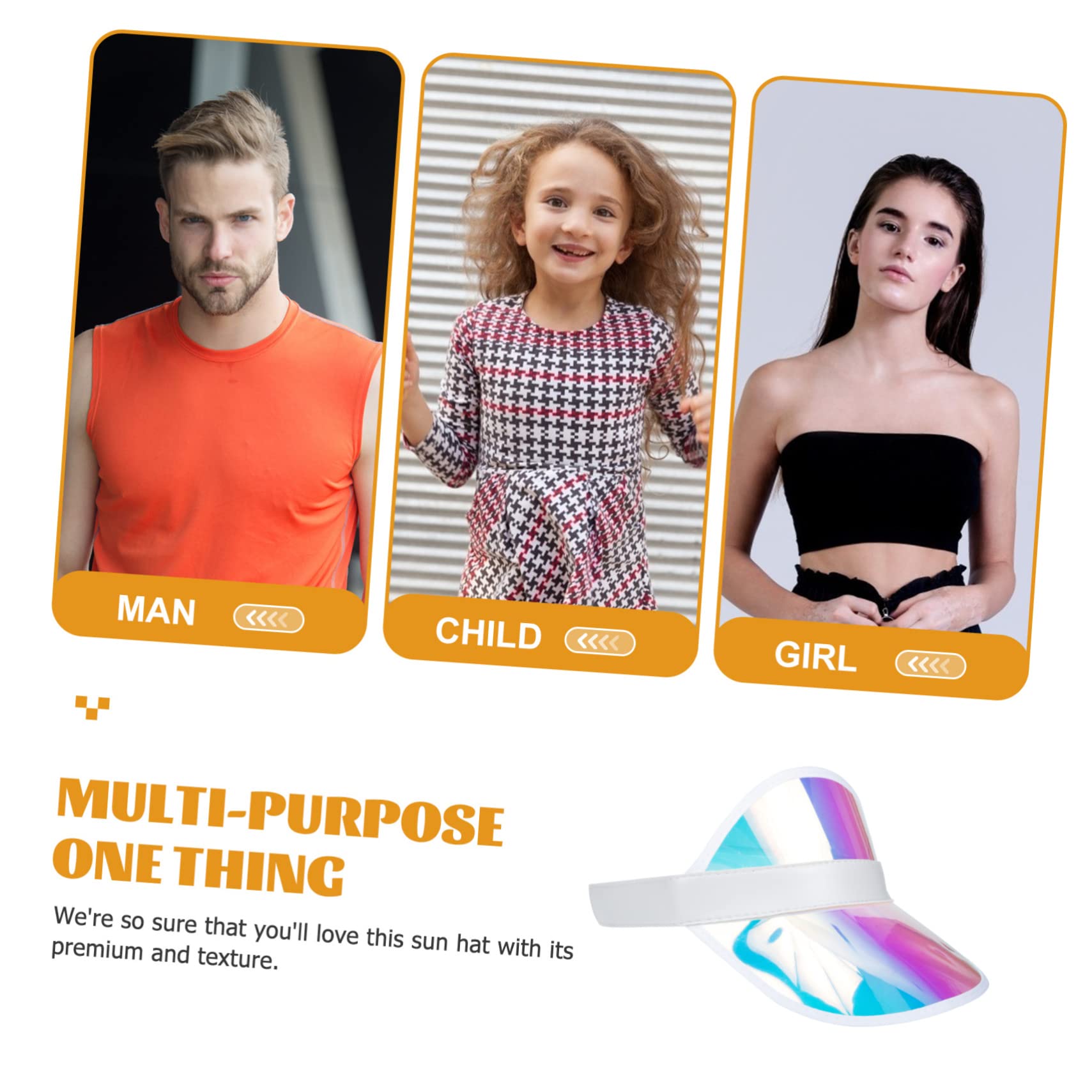 5piezas Sombrero Infantil Unisex Protección UV para Verano para Actividades y Vacaciones Diseño y Transpirable