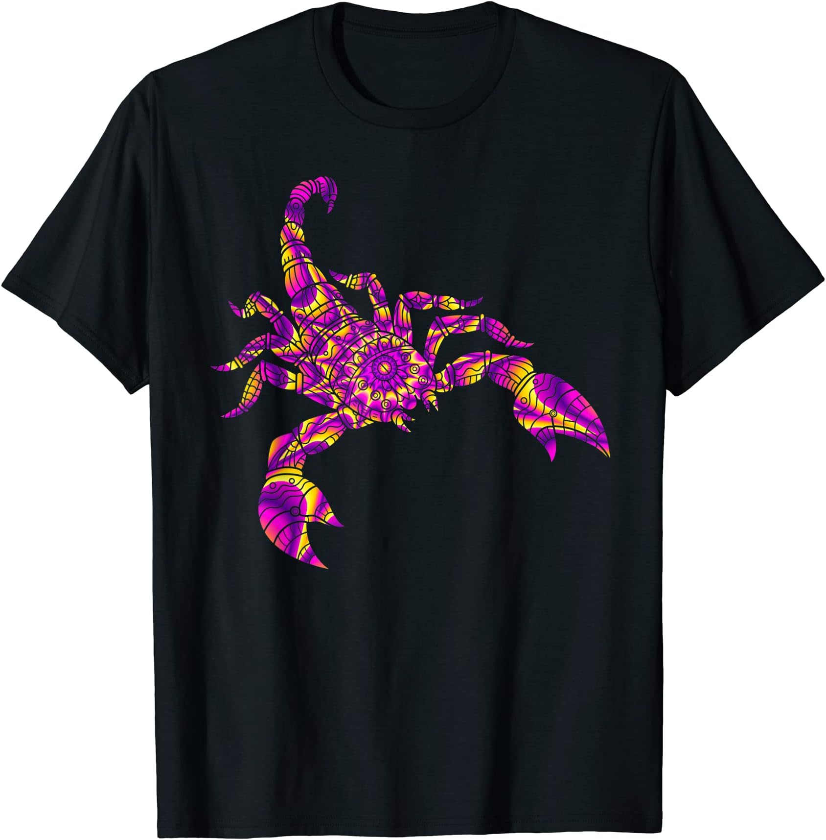 Zodiac sign Scorpio horoscope giftScorpio Horoscope Psychedelic Scorpio T-Shirt