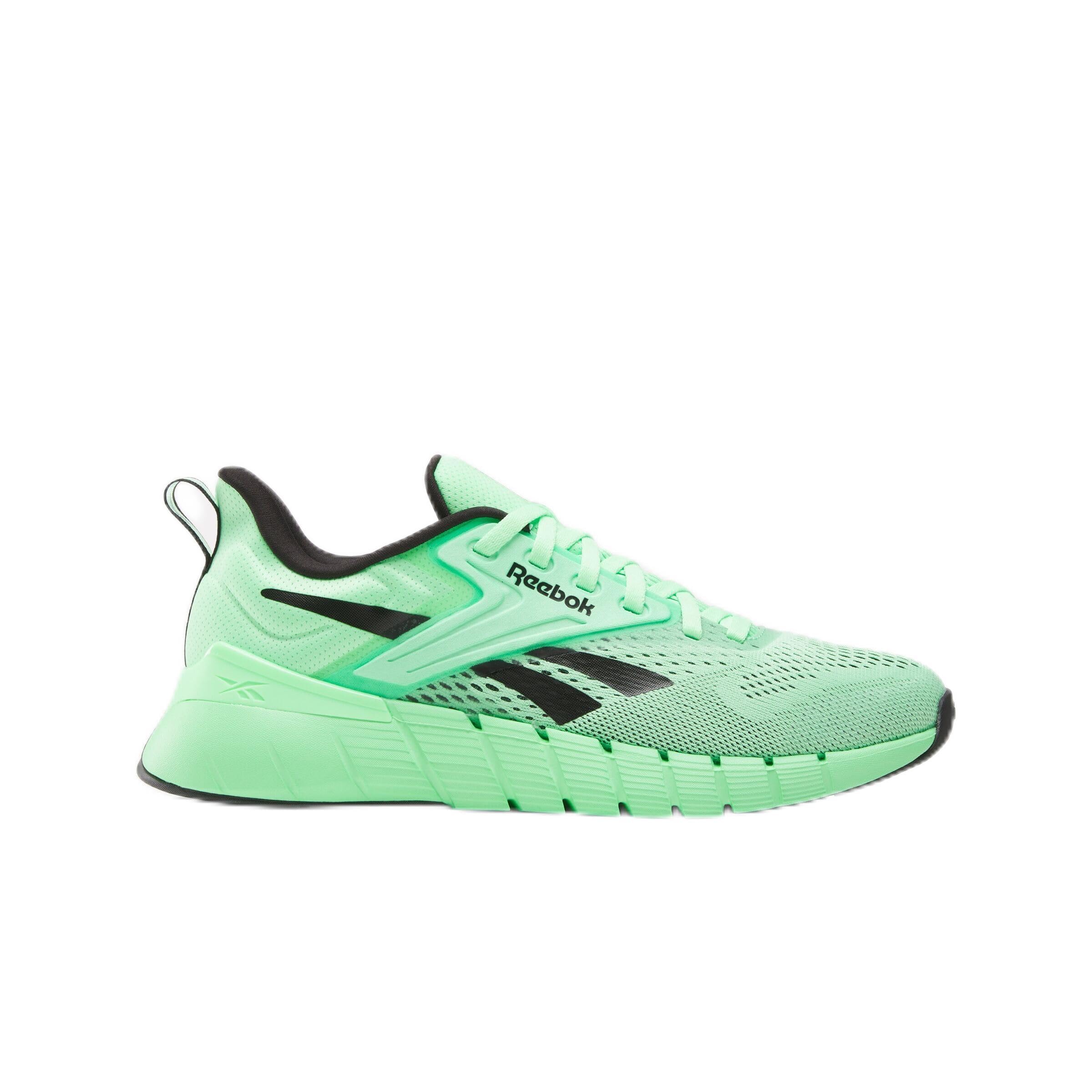Reebok Men's Nano Gym Trainers, Black Green Glow, 48.5 EU