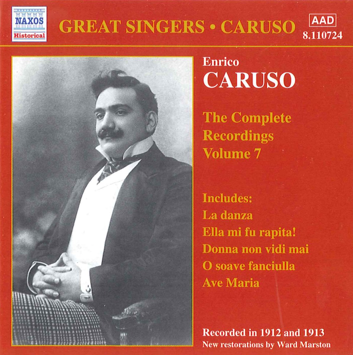 CARUSO, Enrico: Complete Recordings, Vol. 7