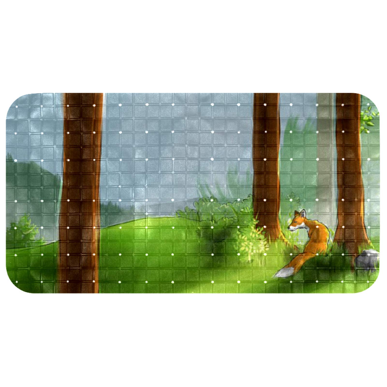 Tapis de bain antidérapant 68,3 x 37,3 cm avec ventouses ultra adhérentes