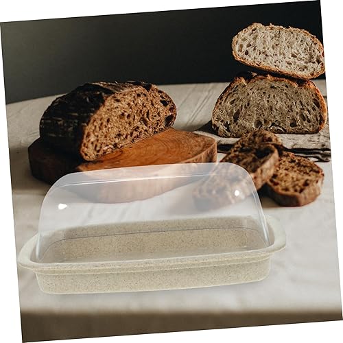 Miniatura 3 de SWOOMEY Contenedores de plástico Caja de almacenamiento de mantequilla Bandejas plásticas de la crema del plástico de la crema