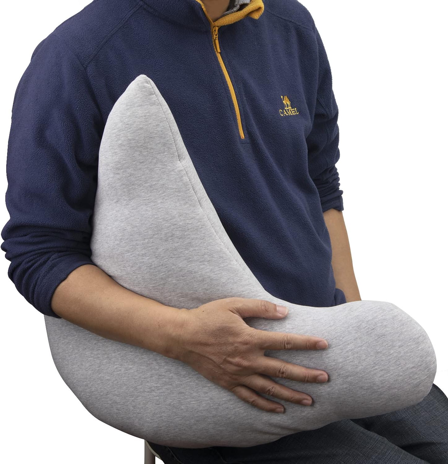 Shoulder Surgery Pillow, Rotator Cuff Pillow, Side Sleeper Pillow for Neck and Shoulder Pain and Shoulder Relief (Gray)