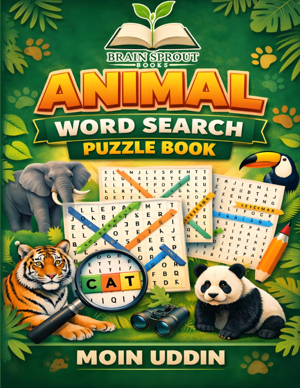 Animal Word Search Puzzle Book
