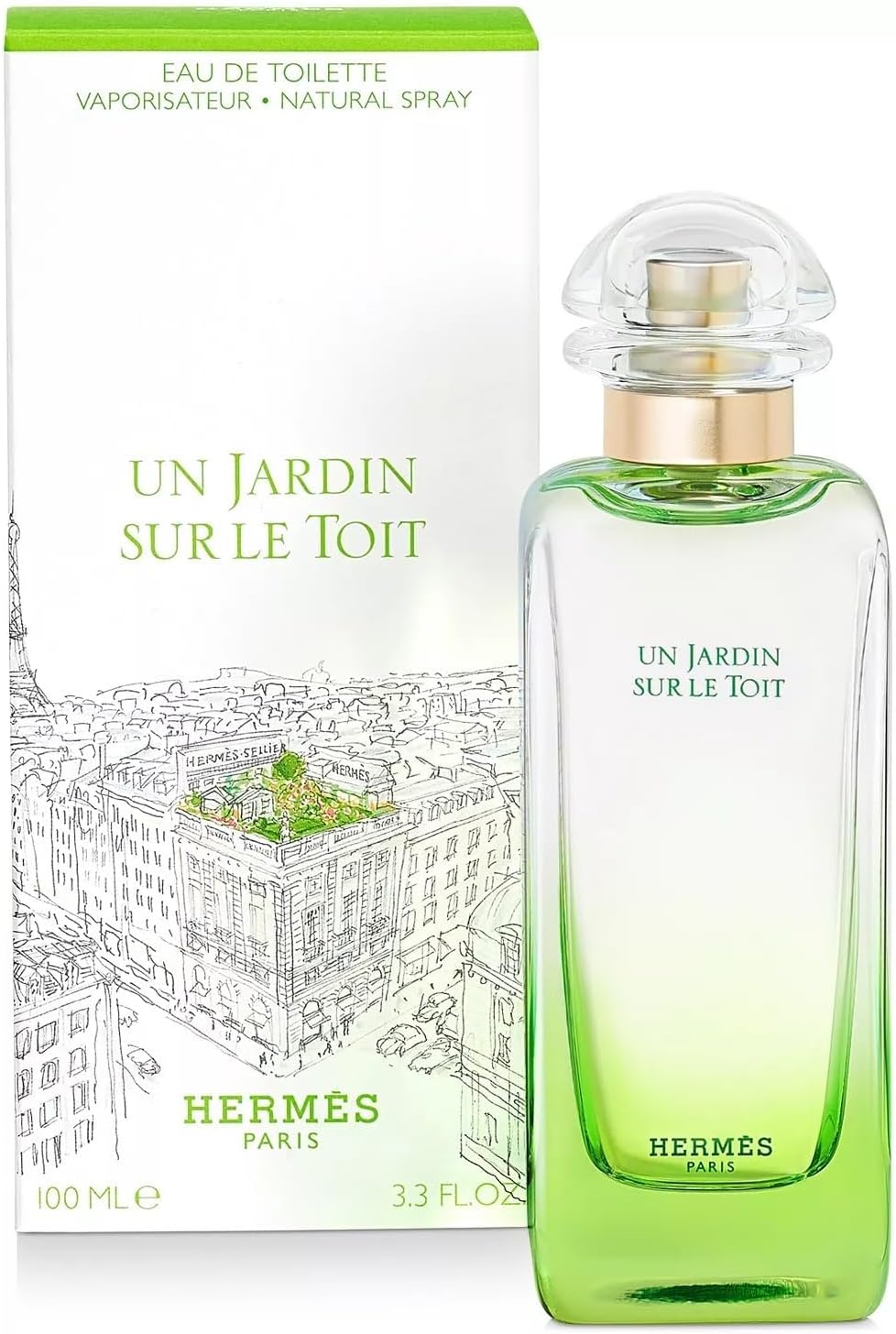 Hermes Hermès Un Jardin Sur Le Toit for Unisex Eau de Toilette Spray, 3.3 Ounce