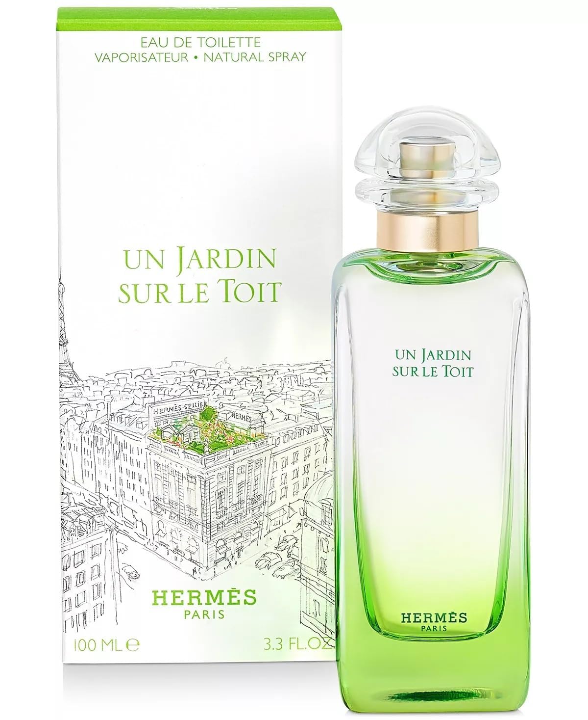 Hermes Hermès Un Jardin Sur Le Toit for Unisex Eau de Toilette Spray, 3.3 Ounce