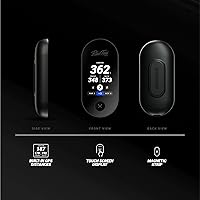 Vista 2 de Blue Tees Golf Ringer - GPS magnético de golf de mano, pantalla táctil, telémetro de golf resistente al agua, más de 40,000 campos precargados