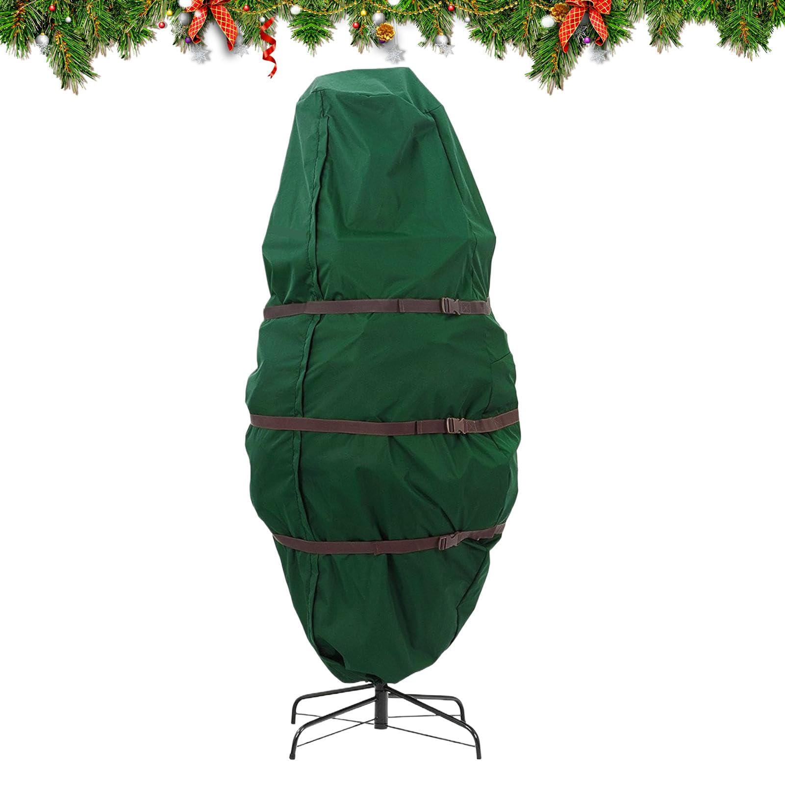 Housse de sapin de Noël robuste réglable pour arbre debout