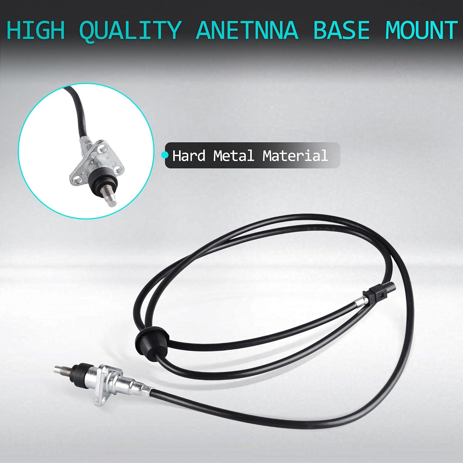 Radio Antenna Base Assembly Compatible with 2014-2019 Chevrolet Silverado/GMC Sierra 1500 2500 3500 4500 5500 6500, Replace# 22936386