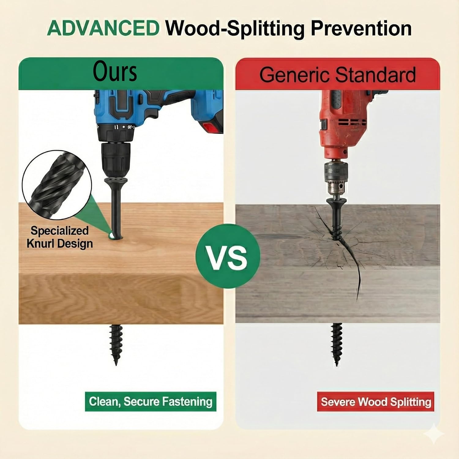 3-1/2 Inch Epoxy Coated Exterior Wood and Fence Screws, #10 * 3-1/2 Torx/Star Drive and Pre-Drill Bit Included Coarse Thread, Outdoor Rust Resistant Decking Screw - Black (5lb of 303Pcs)