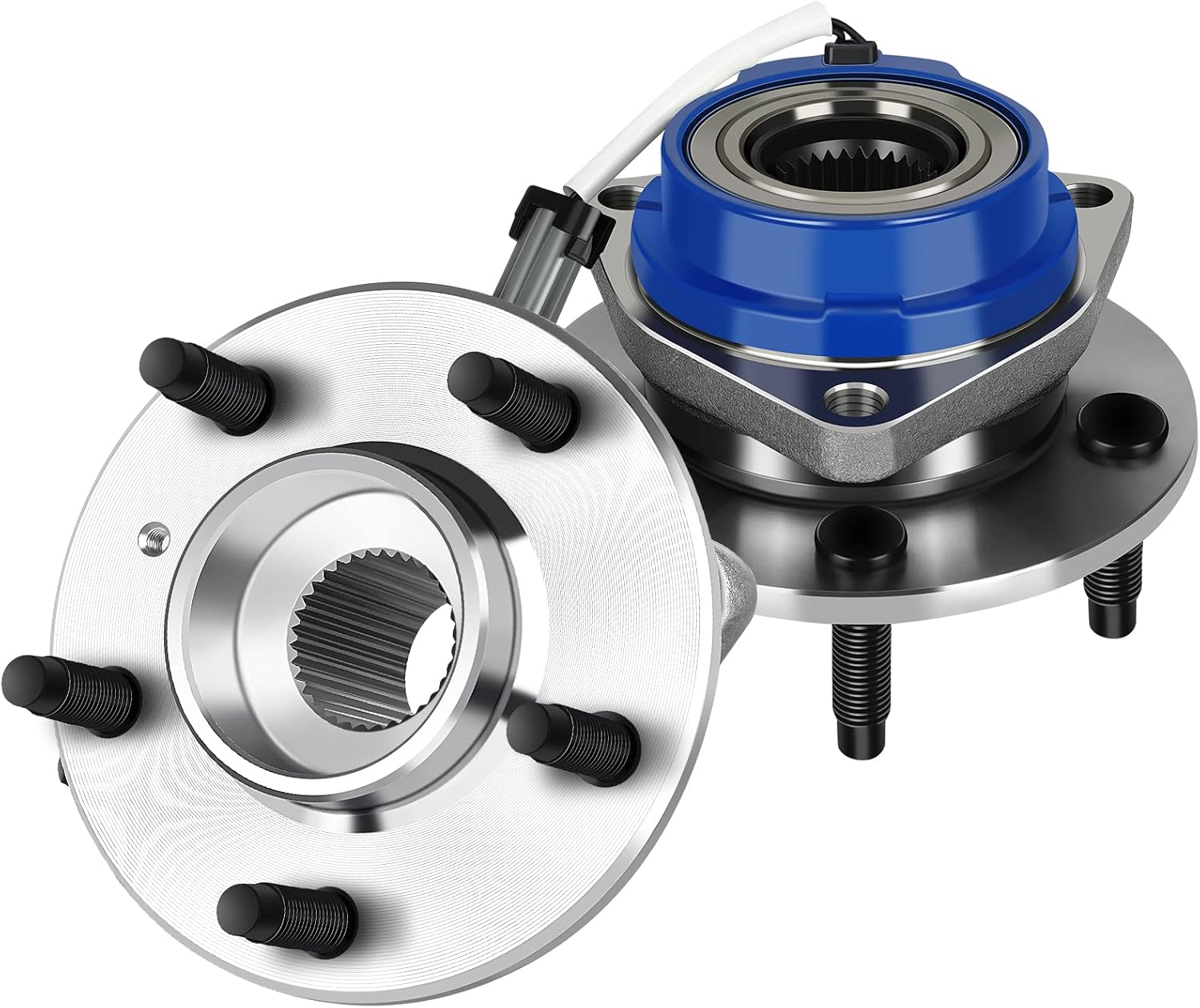 ECCPP 513179 Front Wheel Hub and Bearing Assembly C hevy Impala Venture Monte Carlo, Century Regal, C adillac Seville,O ldsmobile Intrigue,P ontiac Grand Prix FWD 5 Lugs ABS Left & Right