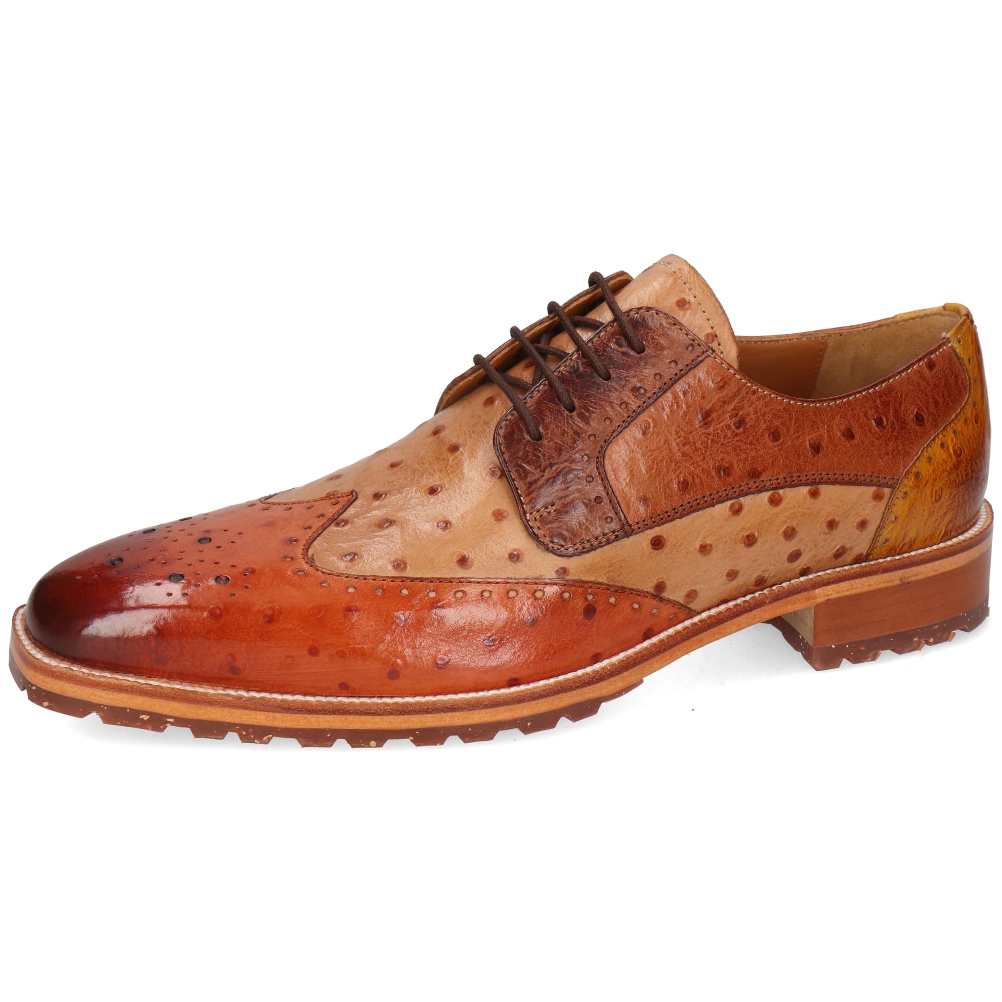 Melvin & Hamilton Men Jeff 14 Oxford Flat, Multicoloured, 12 UK