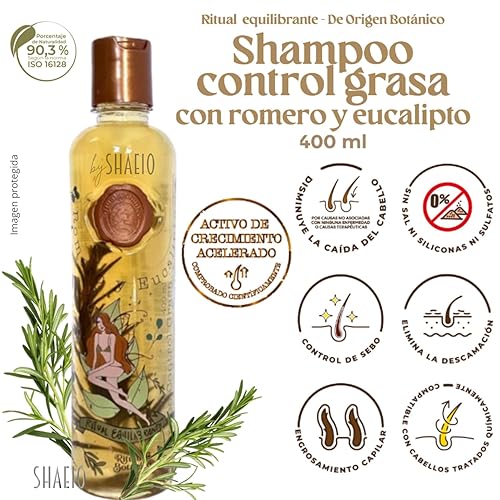 Miniatura 2 de RITUAL BOTANICO Kit Crecimiento Acelerado y Reparación S.O.S. Champú de Romero, Mascarilla para el Cabello con Colageno, Acondicionador Intensivo
